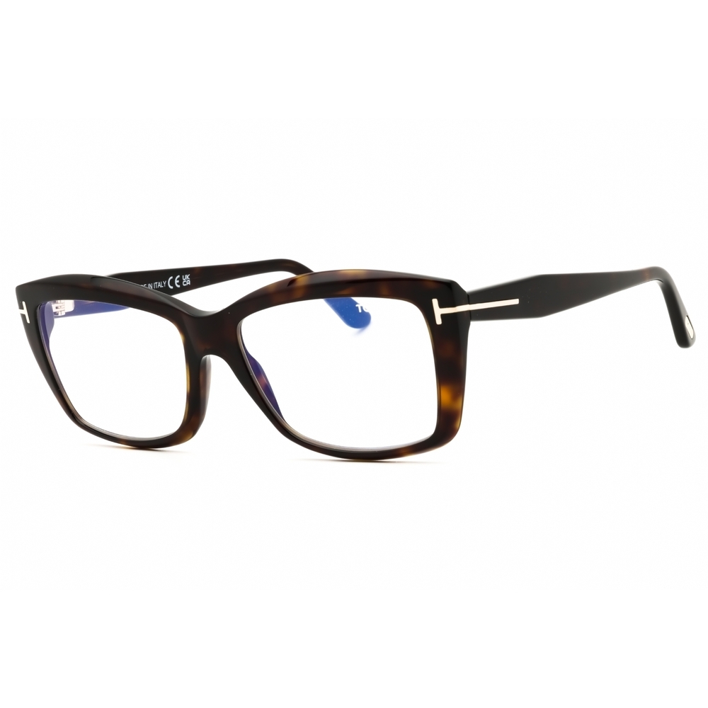 Tom Ford FT6065 Eyeglasses Dark Havana Acetate Rectangle